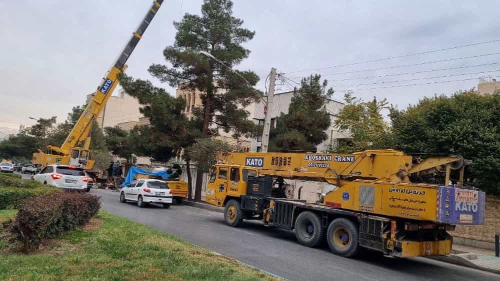 خدمات جرثقیل در اصفهان